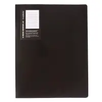 Папка на 4 кольцах А3, Calligrata TOP, 27 мм, 800 мкм, вертикальная, чёрная