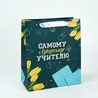 Набор пакет и открытка "Самому лучшему учителю"