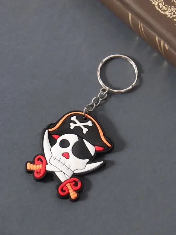 Брелок резина  Брелок резина "Пираты" МИКС 3,5х4,8 см