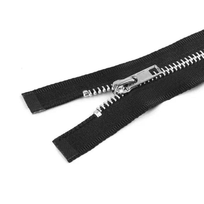 Молния металлическая, №5, разъёмная, замок автомат, 60 см, чёрная Молния металлическая, №5, разъёмная, замок автомат, 60 см, чёрная