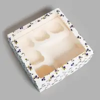 Коробка для капкейков For you, 25&times;25&times;10 см