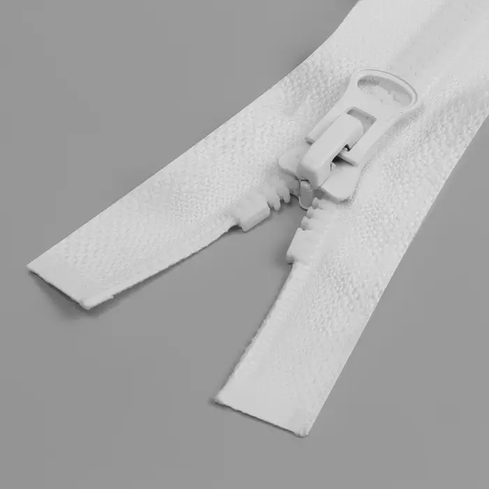 Молния «Трактор», №7, разъёмная, замок автомат, 50 см, цвет белый, цена за 1 штуку Молния «Трактор», №7, разъёмная, замок автомат, 50 см, цвет белый, цена за 1 штуку