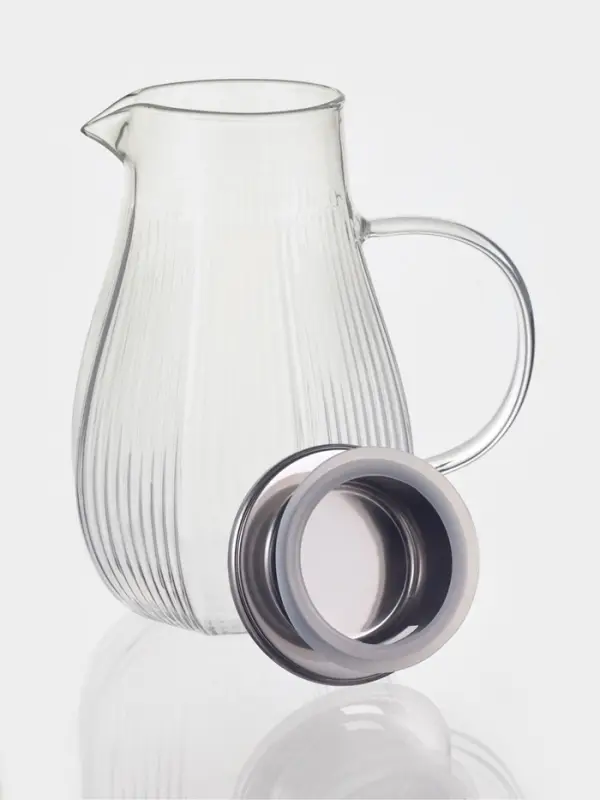 Кувшин &laquo;Грани&raquo;, 1.7 л, 13&times;18.5&times;21.5 см, стекло, прозрачный