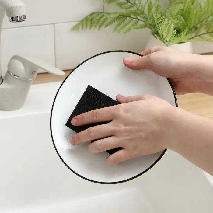 Губка чистящая «Чудо-губка», 10,5×7×2,5 см , усиленная Губка чистящая «Чудо-губка», 10,5×7×2,5 см , усиленная