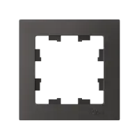 ATLASDESIGN 1-постовая РАМКА, БАЗАЛЬТ