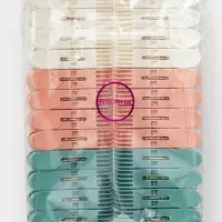 Прищепки для белья Доляна, 24 шт., 7&times;1.5 см, ширина низа 4.5 см