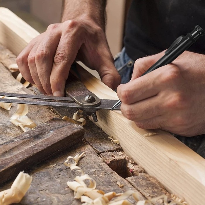 Карандаш механический ТУНДРА, с набором грифелей, 6 штук, черные Карандаш механический ТУНДРА, с набором грифелей, 6 штук, черные