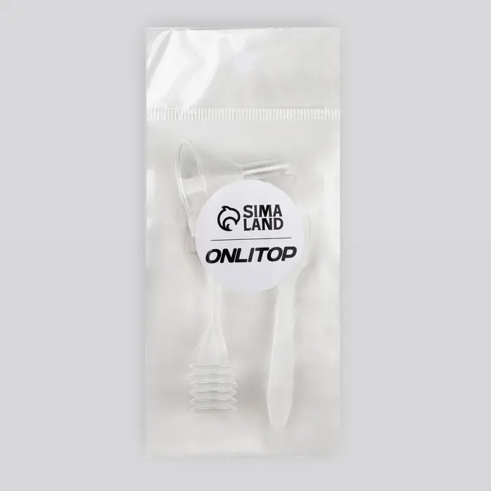 Набор для парфюмера (воронка, пипетка, лопатка), прозрачный Набор для парфюмера (воронка, пипетка, лопатка), прозрачный