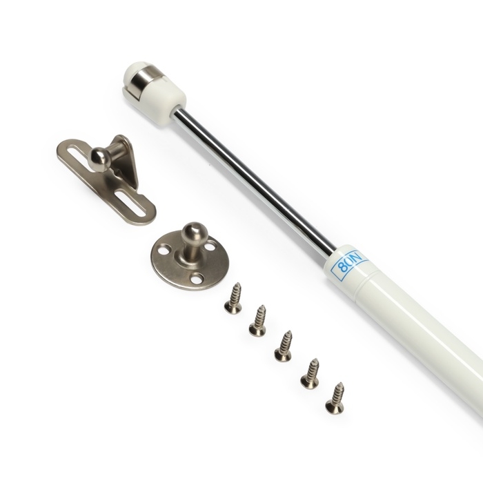 Газовый лифт ТУНДРА GL080WH, 80N, цвет белый Газовый лифт ТУНДРА GL080WH, 80N, цвет белый