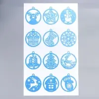 Декоративная наклейка "Подвески" прозрачный фон 30х50 см Декоративная наклейка "Подвески" прозрачный фон 30х50 см