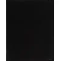 Папка с 100 вкладышами А4, 700 мкм, Calligrata, текстура &laquo;песок&raquo;, чёрная