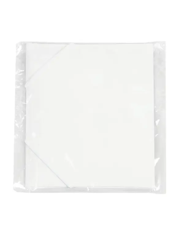 Папка на резинке А5, 500 мкм, Calligrata, корешок 15 мм, до 100 листов, белая