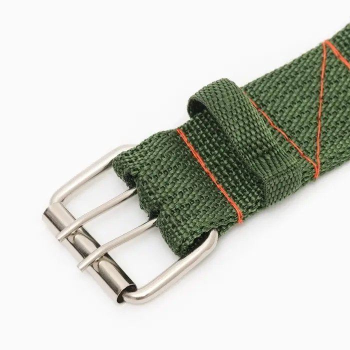 Ошейник, 64&times;4 см, ОШ 50-58 см, четырёхслойный, полиэстер, зелёный