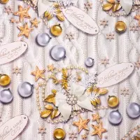 Бумага упаковочная глянцевая «Новогодние шары», 70×100 см Бумага упаковочная глянцевая «Новогодние шары», 70×100 см