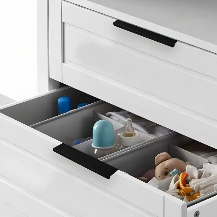 Ручка CAPPIO RT001BL, L=300 мм, м/о 256 мм, цвет черный, 4 шт.