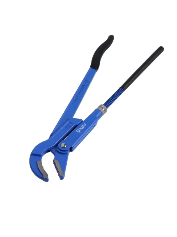 Ключ трубный рычажный ТУНДРА, полукруглый зажим 45&deg;, раскрытие до 50 мм, №2, 1 1/2"