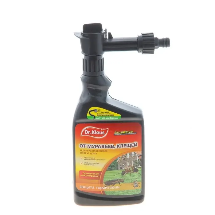 Суперконцентрат от муравьев, клещей &laquo;Эжектор Доктор Клаус&raquo; 1 л/8