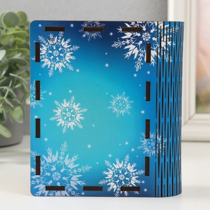 Новогодняя копилка-шкатулка  Новогодняя копилка-шкатулка "Загадай желание" 14х12х5 см