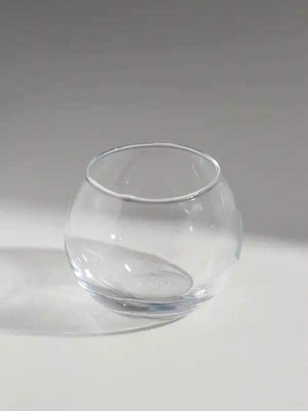 Стеклянный подсвечник на 1 свечу &laquo;Прозрачный шар&raquo;, 5&times;6.5&times;6.5 см