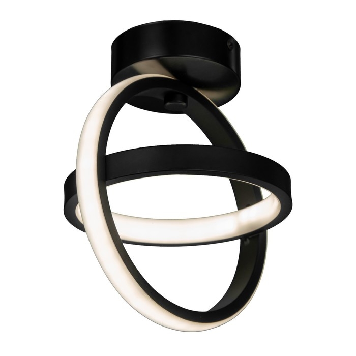 Светильник 2512/2BK LED 12Вт 4000К черный 20х21 см BayerLux