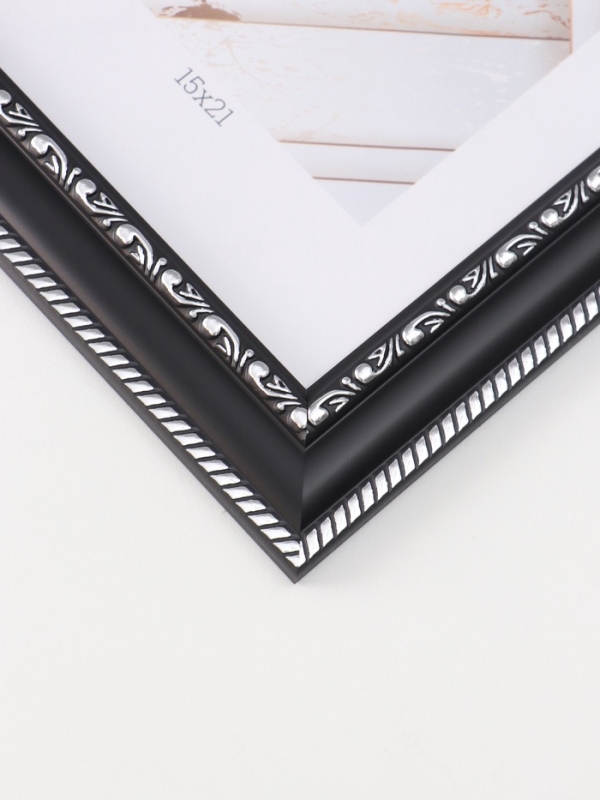 Фоторамка пластик Фоторамка пластик "МИРАМ" 15х21 см, чёрный