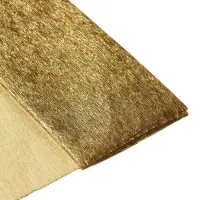 Бумага крепированная 50&times;200 см, в рулоне, 32 г/м&sup2;, золотой