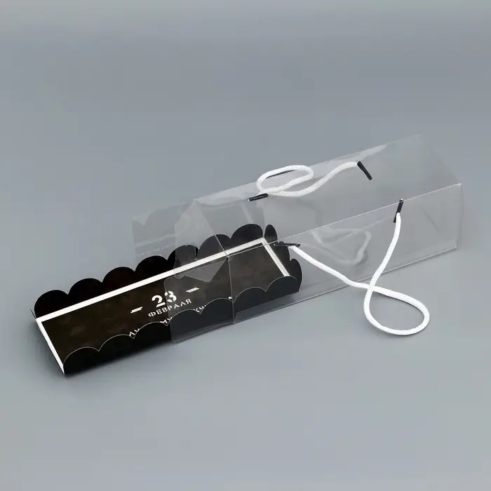 Кондитерская упаковка под рулет, &laquo;23 Февраля&raquo;, 22.5&times;7.8&times;7.8 см