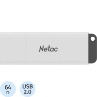 Флеш-память Netac USB Drive U185 USB2.0 64GB, retail version