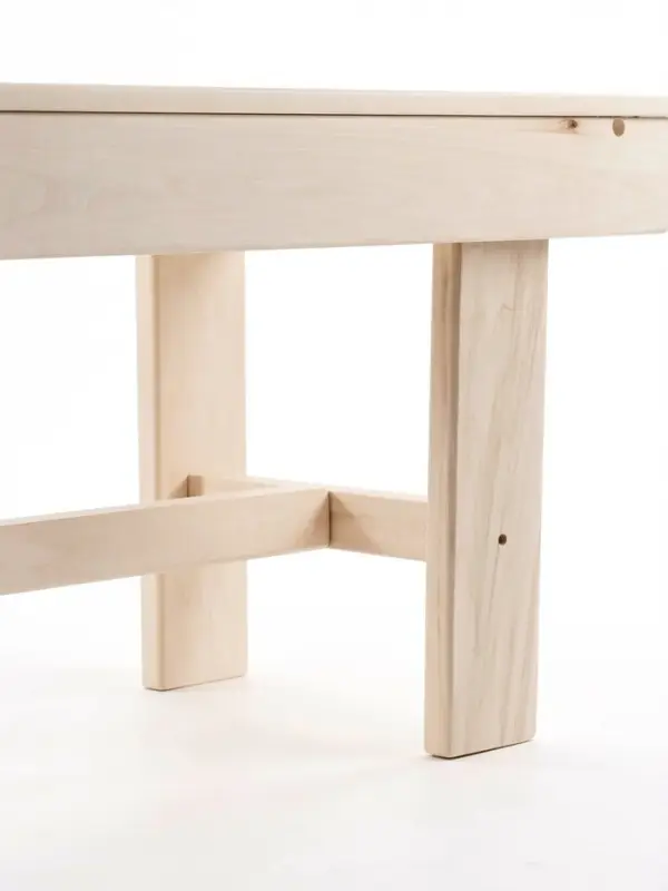 Лавка деревянная для дачи и бани, 100&times;40&times;41 см, из наличника