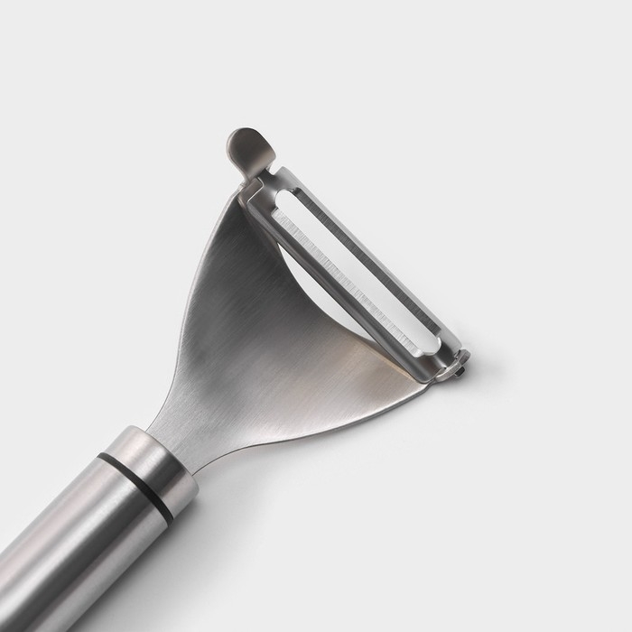 Овощечистка Magistro Solid, нержавеющая сталь, цвет хромированный Овощечистка Magistro Solid, нержавеющая сталь, цвет хромированный