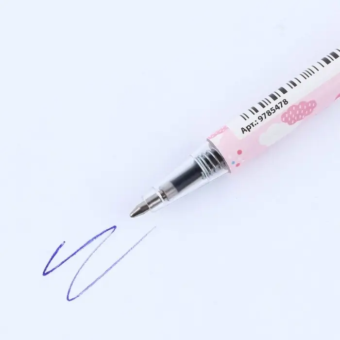 Ручка шариковая синяя паста мини автоматическая «Единорожки» Ручка шариковая синяя паста мини автоматическая «Единорожки»