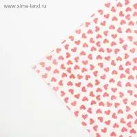 Бумага упаковочная тишью «Little hearts», 50 х 70 см