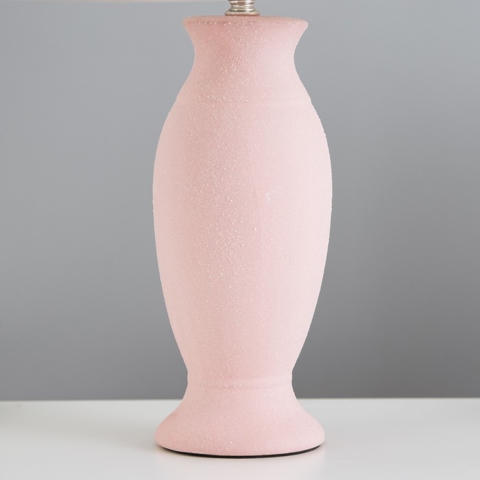 Настольная лампа Настольная лампа "Тамуна" Е27 40Вт розовый 30х30х43,5см RISALUX