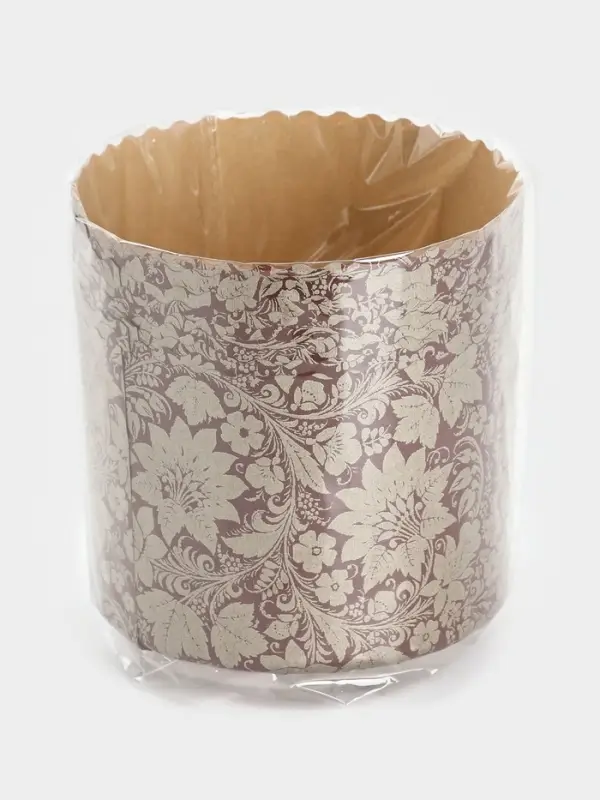 Набор бумажных форм для кулича "Узоры", 110х85 мм, 10 шт