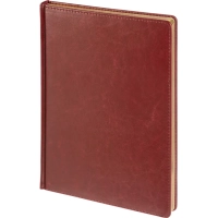 Ежедневник недатированный ,А4,,136л,Sidney Nebraskaбордо 3-539/01