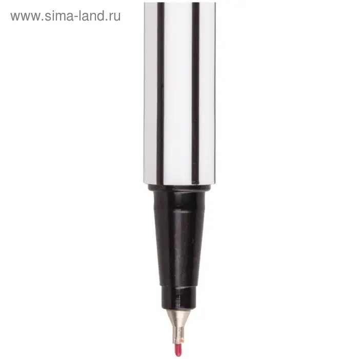 Ручка капиллярная Luxor Fine Writer 045, узел 0.8 мм, чернила красные, корпус чёрно-белый Ручка капиллярная Luxor Fine Writer 045, узел 0.8 мм, чернила красные, корпус чёрно-белый