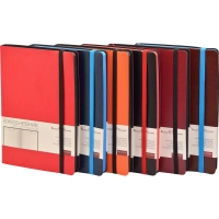 Ежедневник недатированный бордовый А5 MEGAPOLIS SOFT 3-470/05