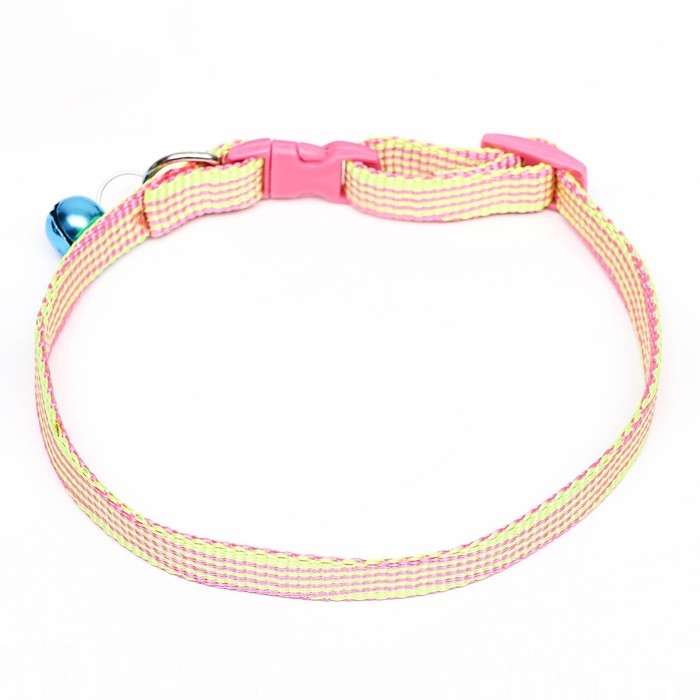 Ошейник нейлоновый Ошейник нейлоновый "Волна", 33 х 1 см, микс цветов