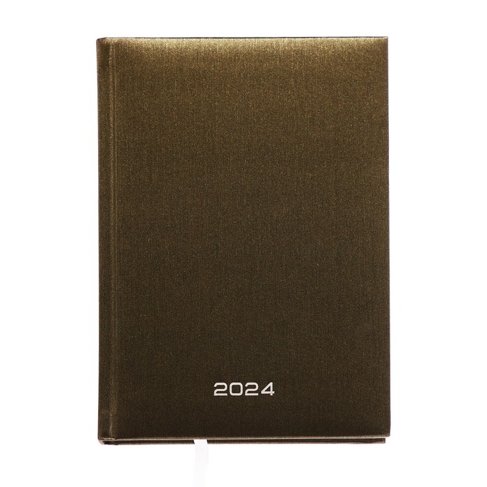 Ежедневник датированный 2024 года, А5, 176 листов, Attomex.Regent, обложка бумвинил, ляссе, блок 70 г/м2, коричневый Ежедневник датированный 2024 года, А5, 176 листов, Attomex.Regent, обложка бумвинил, ляссе, блок 70 г/м2, коричневый
