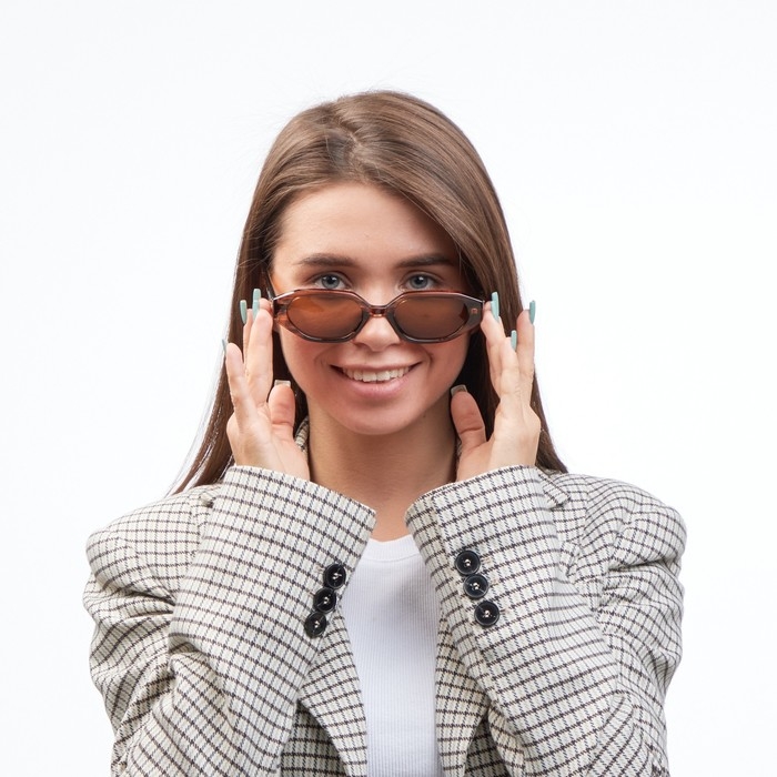 Очки солнцезащитные Очки солнцезащитные "OneSun", uv 400, дужка 14.5 см, ширина 14.5 см, линза 3.2 х 5 см