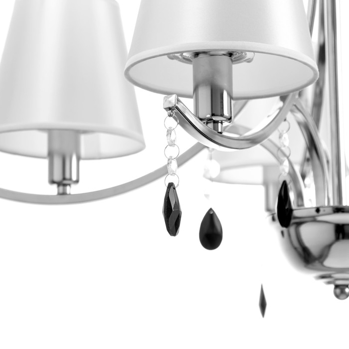 Люстра Люстра "Джорди" 5хЕ27 40Вт хром 70х70х55-75 см