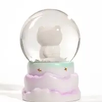 Снежный шар с подсветкой &laquo;Котёнок&raquo;, d=4.5 см, 3хLR41, 4.5&times;4.5&times;6.5 см, МИКС