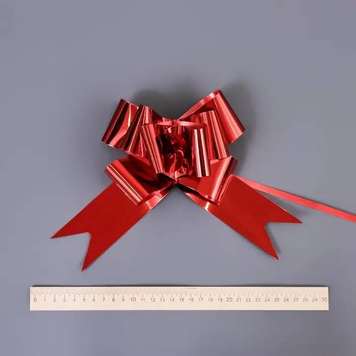 Бант - бабочка №5, красный глянцевый Бант - бабочка №5, красный глянцевый