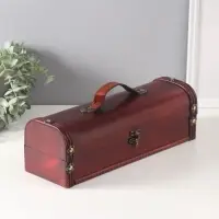 Шкатулка подарочная под бутылку &laquo;Герцог&raquo;, дерево, 12&times;34&times;11 см