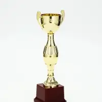 Кубок 042С, наградная фигура, золото, подставка пластик, 26.2&times;8.7&times;7.5 см