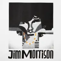 Футболка «Меламед. Jim Morrison», белая, размер XXL