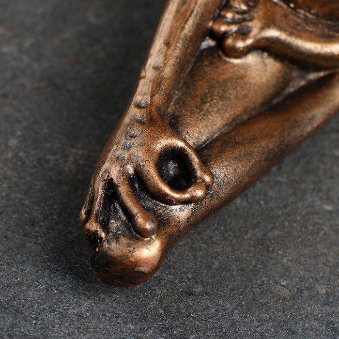 Фигура Фигура "Лягушка йог в позе лотоса" 16х16х6см, бронза