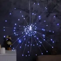 Светодиодная фигура &laquo;Салют&raquo;, от батареек ААx4, 120 LED, свечение белое