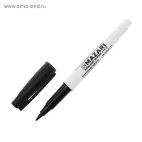 Маркер перманентный Mazari. Belar М-5004, чёрный, узел 1.5 мм