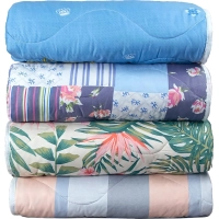 Одеяло 2сп (наполн.: ватин РВ 200г/м2; чехол: лавсан ПЭ 100%), ассорти